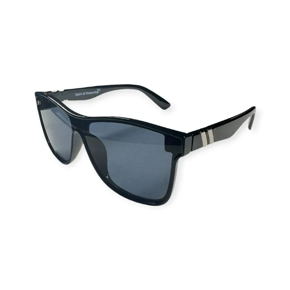 Spirit of Ownership Black Sunglasses Gray Lenses w/ Box